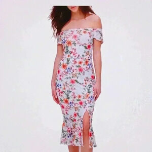 GUESS Women white stretch Zippered cocktail 👗